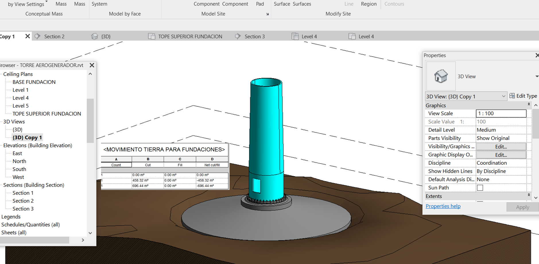 CONSTRUCCION TORRE | Curso Revit Structure